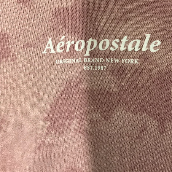 AEROPOSTALE Women’s sweater; medium , hooded, Rose colour.EXCELLENT CONDITION - Picture 9 of 11